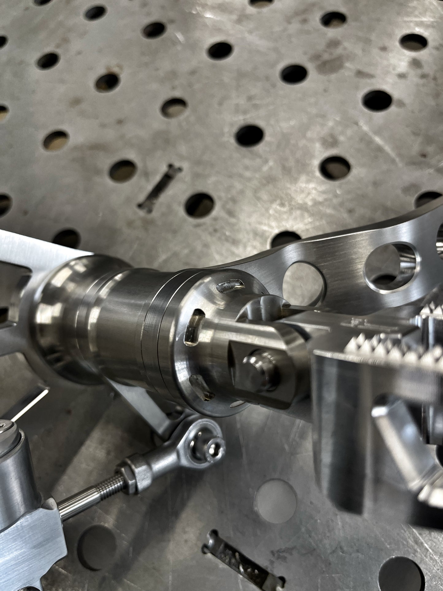 Harley Evo Mid Controls Full Stainless