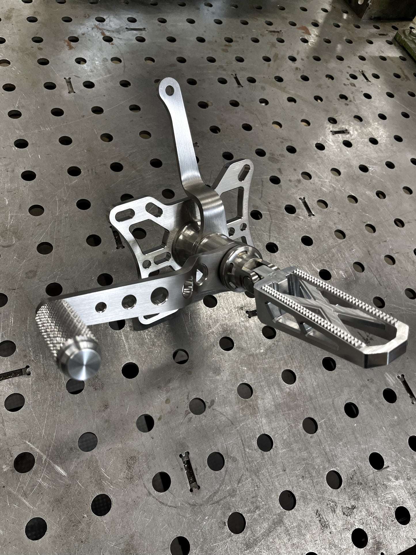 Harley Evo Mid Controls Full Stainless