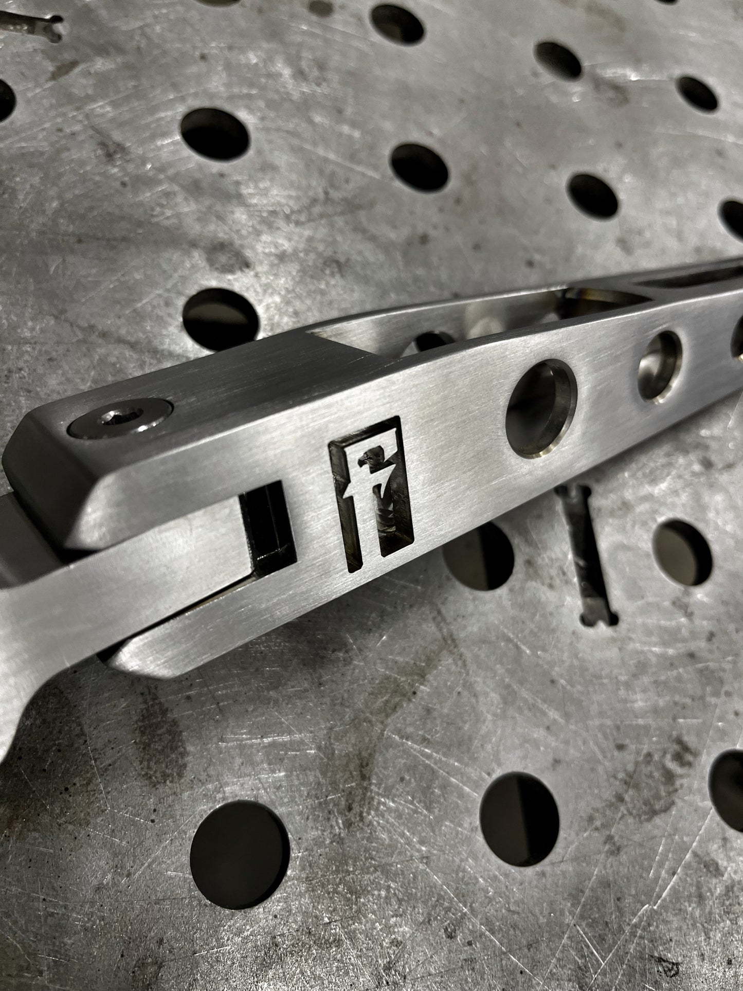 Stainless Weld on Kickstand Speed Holes