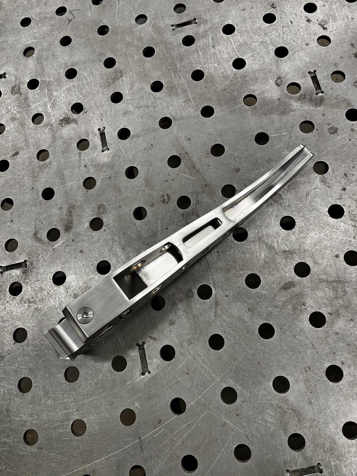 Stainless Weld on Kickstand Speed Holes