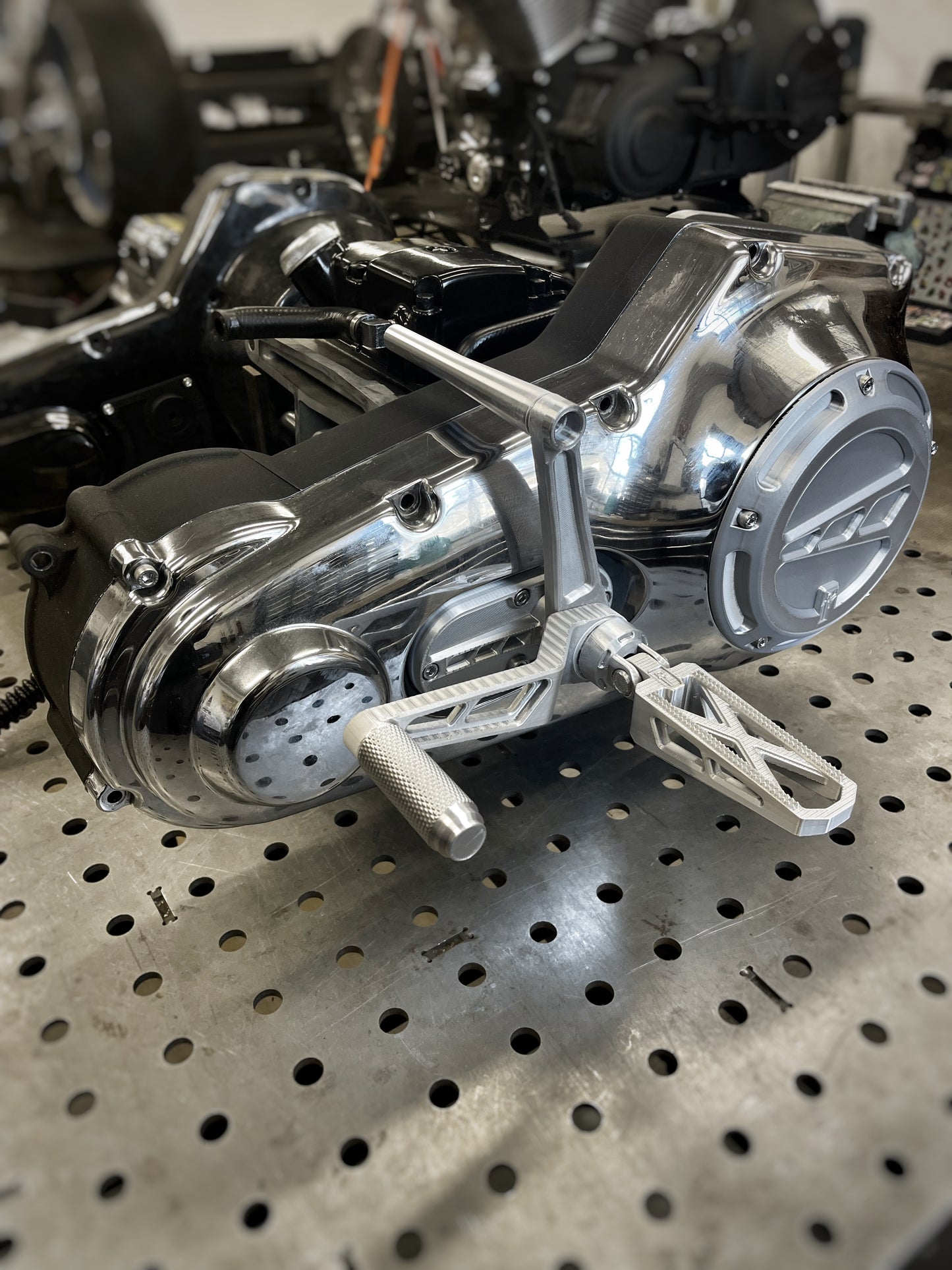 Harley Softail Mid Controls Speed Holes (84-99)