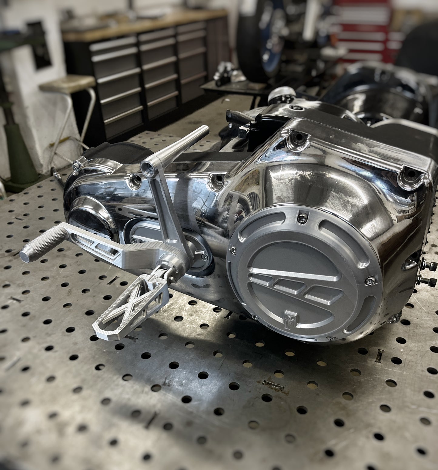 Harley Softail Mid Controls Speed Holes (84-99)