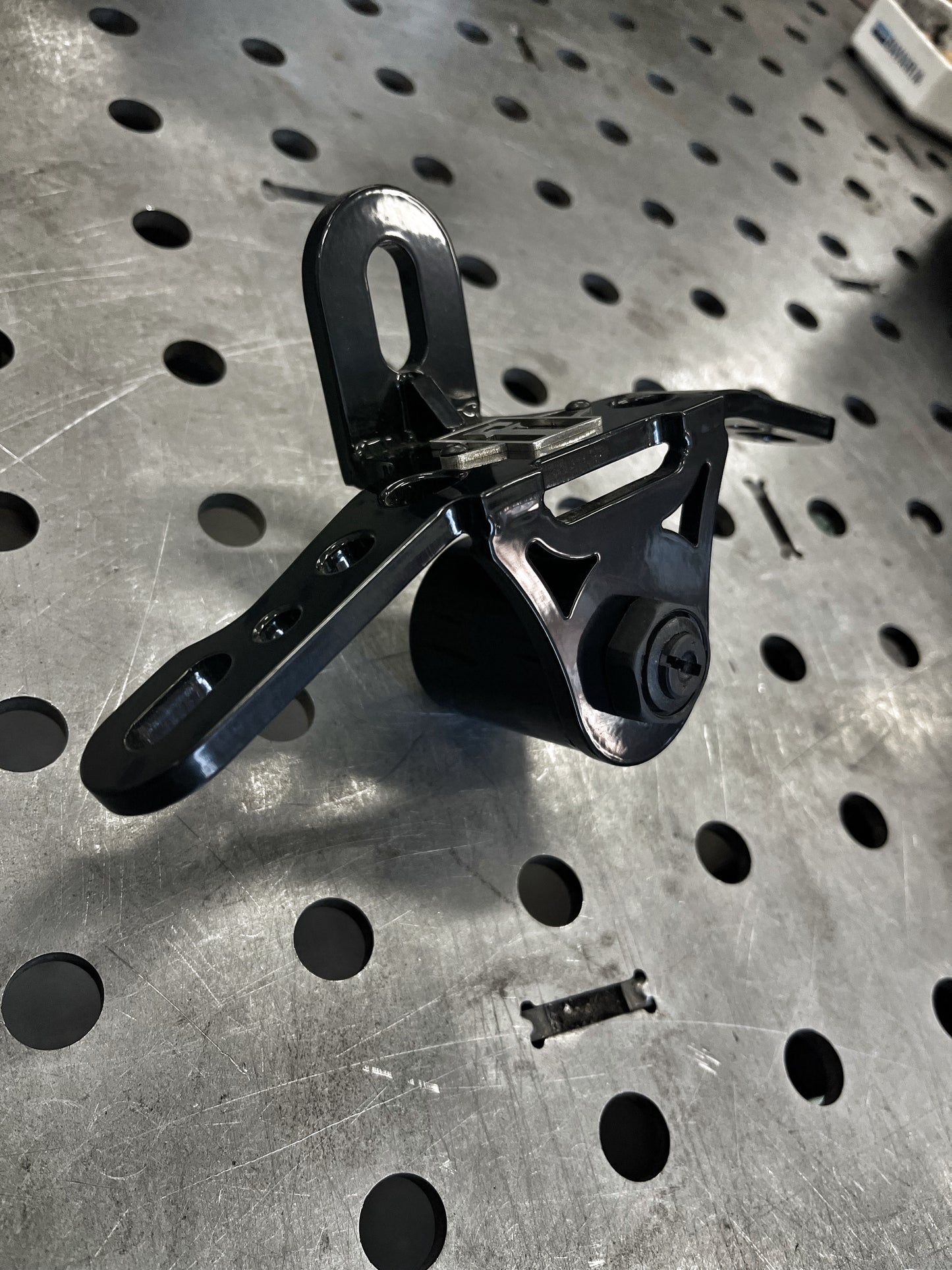 Harley Evo / Twin Cam Motor Mount Ignition Switch Cover Black