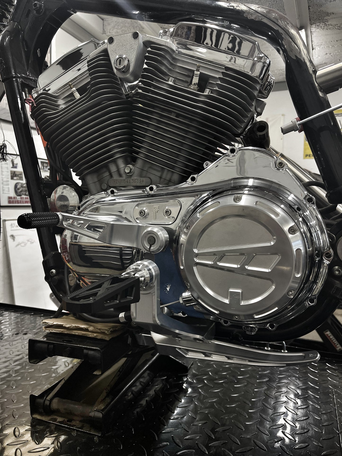Harley Sportster Mid Controls Slotted (04-13)