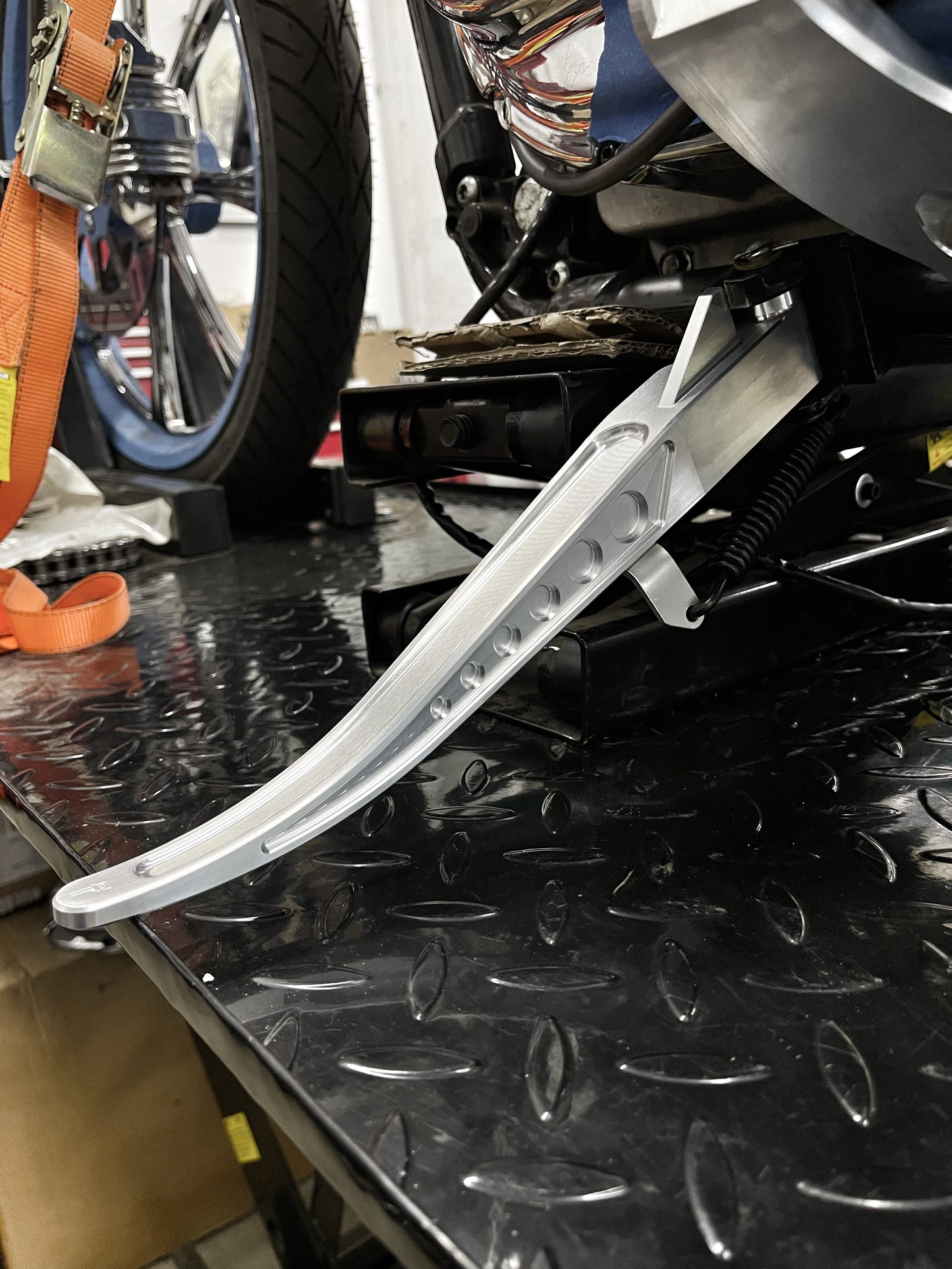 Harley Sportster Aluminum Kickstand Speed Holes (04-UP)