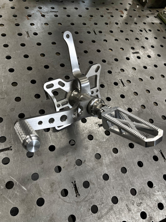 Harley Evo Mid Controls Full Stainless