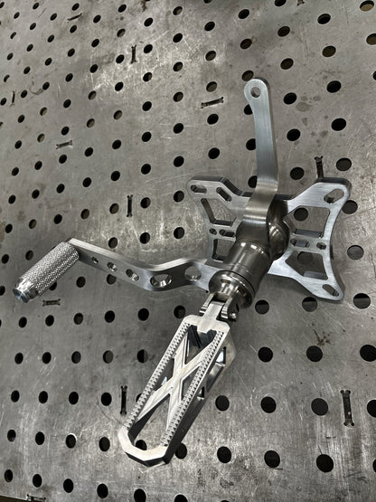 Harley Evo Mid Controls Full Stainless
