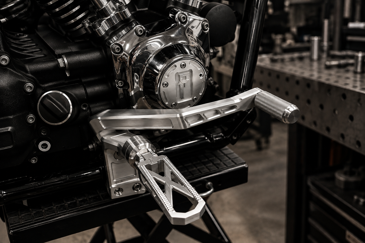 Famous Fabricator Replacement Series Harley-Davidson Dyna and FXR Mid Controls