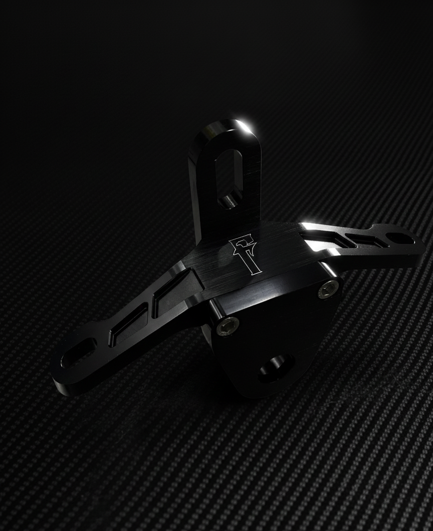 Harley Evo Top Motor Mount Black