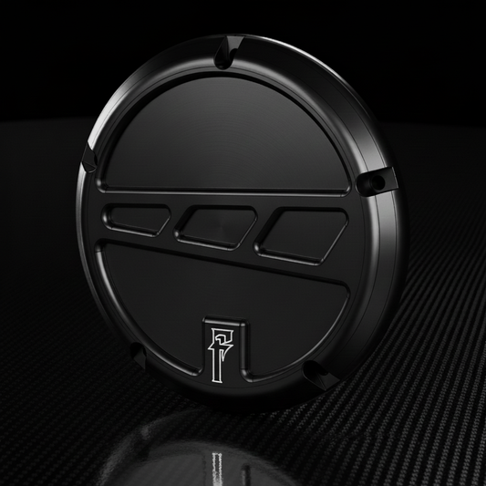 Harley Twin Cam Derby Cover Slotted black (99-17)