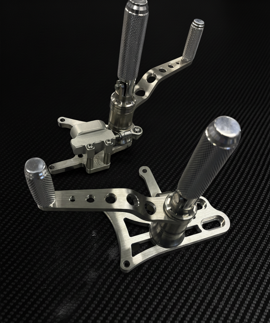 Harley Stainless Shovelhead Mid Controls