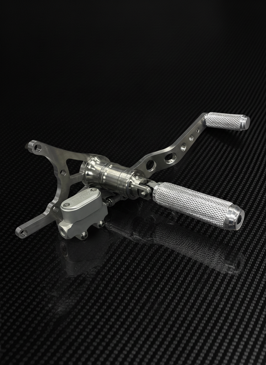 Harley Stainless Shovelhead Mid Controls