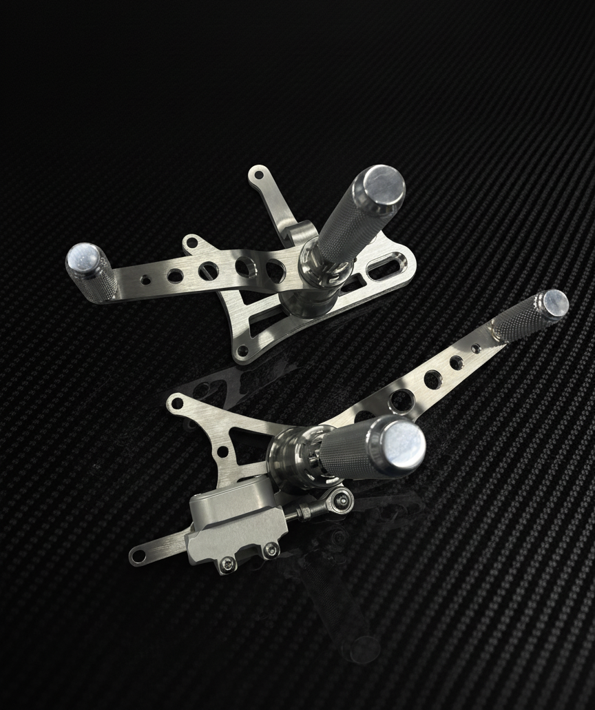 Harley Stainless Shovelhead Mid Controls