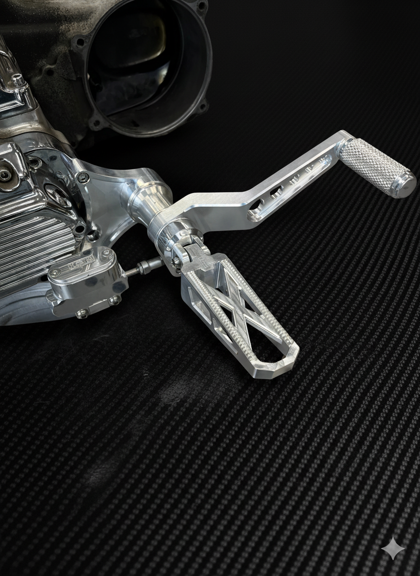 Harley Softail Mid Controls Speed Holes (84-99)