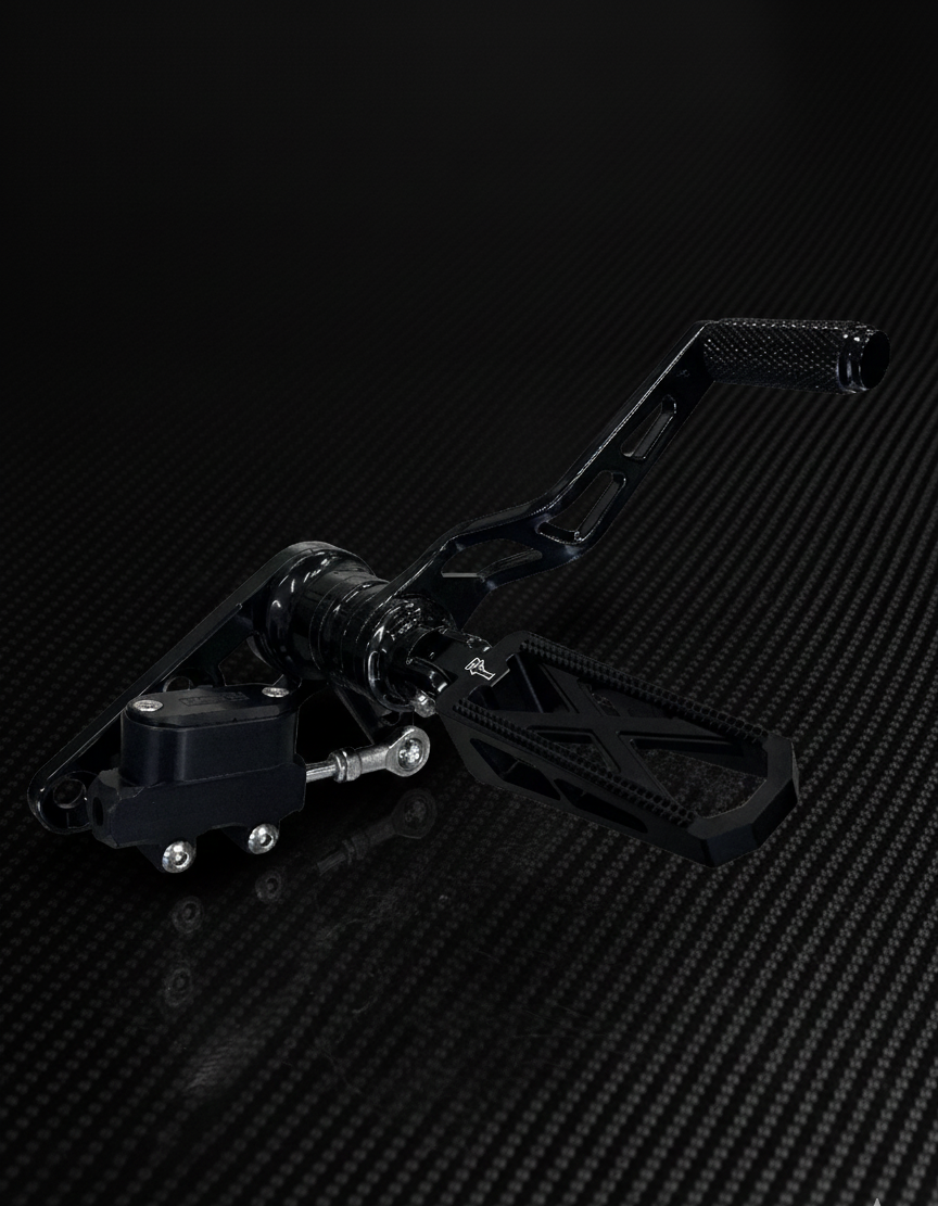 Harley Stainless Forward Controls Black