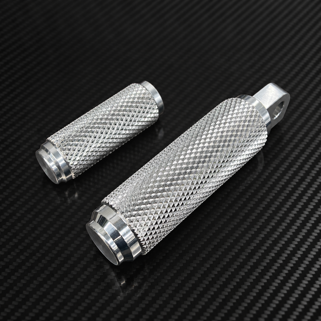 Knurled Foot Pegs round raw