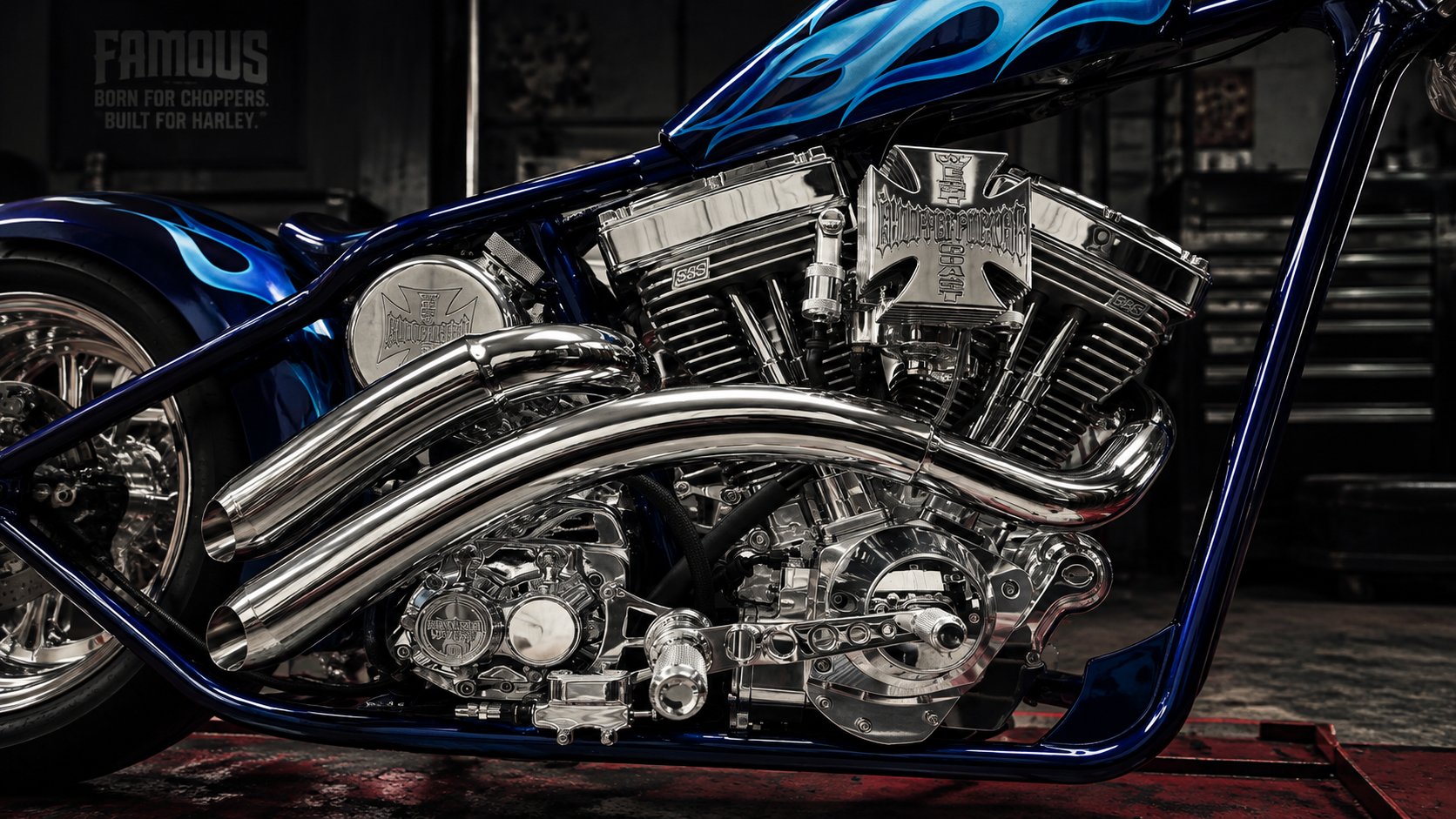 Famous Fabricator Harley-Davidson Mid Controls
