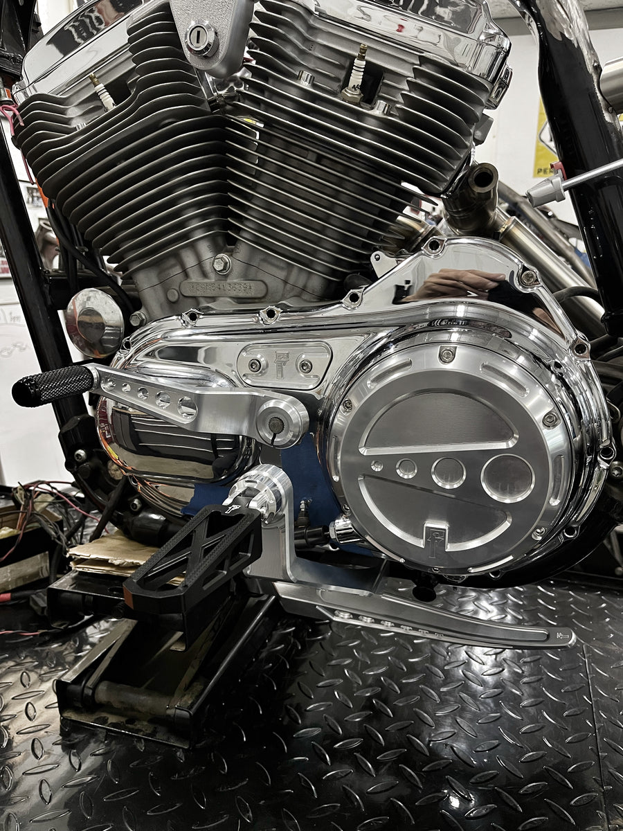 Sportster Mid Controls Speed Holes 04–13
