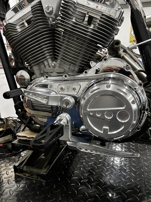 Harley Sportster Mid Controls Speed Holes (04-13)