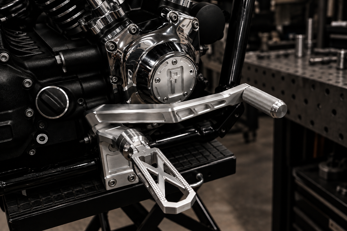 Famous Fabricator Replacement Series Harley-Davidson Dyna and FXR Mid Controls